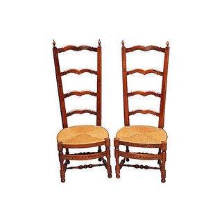 Late 19th Century French Side Chairs - Pair For Sale