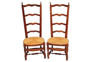 Late 19th Century French Side Chairs - Pair