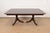 Baker Furniture Style Georgian Mahogany Double Pedestal Extension Dining Table, Newly Refinished For Sale - Image 15 of 15