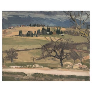 Paul Mathey, Geneva Countryside, 1925, Oil on Canvas, Framed For Sale