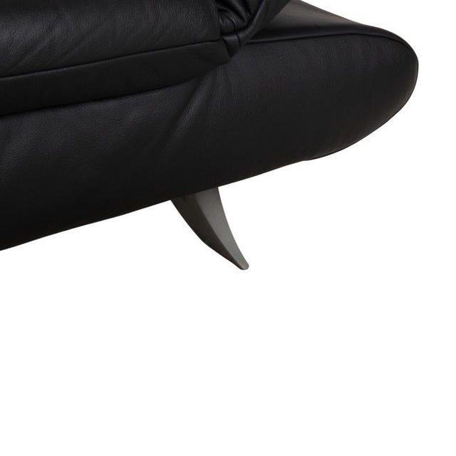 Black Rossini 2-Seater Sofa in Black Leather from Koinor For Sale - Image 8 of 15