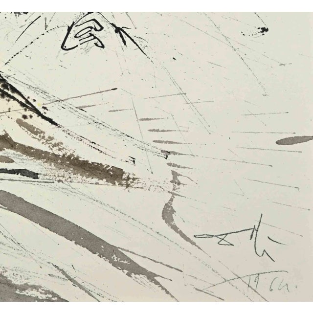 Et ligaverunt corpus Iesu linteis cum aromatibu is a Color lithograph on heavy rag paper realized in 1964. It is part of...