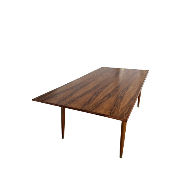 Rare 1960s Eugenio Escudero Rosewood Dining Table – Mid Century Modern Sculptural Design For Sale In Los Angeles - Image 6 of 7