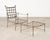 Mid-Century Modern Mario Papperzini Amalfi Iron Garden Lounge Chair + Ottoman For Sale - Image 3 of 18