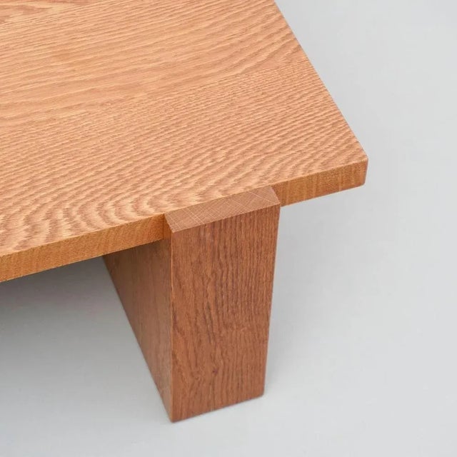 Solid Oak Low Table from Dada Est. For Sale - Image 10 of 17