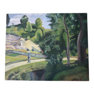 Vintage Oil on Canvas Painting - 20th Century 24" X 20" For Sale