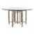 McGuire Organic Modern Bamboo Rattan Hexagonal Dining Table For Sale
