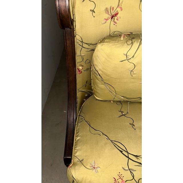 Wood Late 20th Century Attributed to Alexander & Mary John Richard Oversize Barrel-Back Lounge Chair For Sale - Image 7 of 11