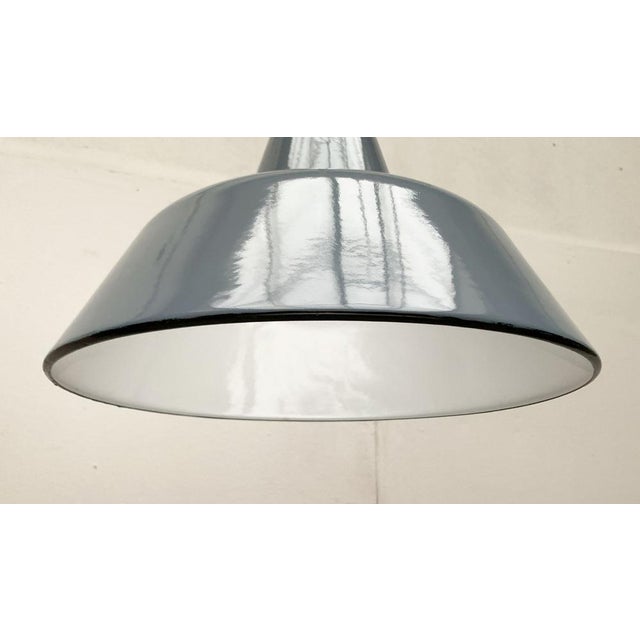 Mid-Century Emaille Workshop Pendant Lamp, 1960s For Sale - Image 12 of 18