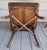 Mid 20th Century Vintage Square Brown Wicker Accent Table For Sale - Image 5 of 5