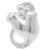 Georg Jensen Vintage Georg Jensen Sterling Silver Tulip Brooch No. 100b For Sale - Image 4 of 11