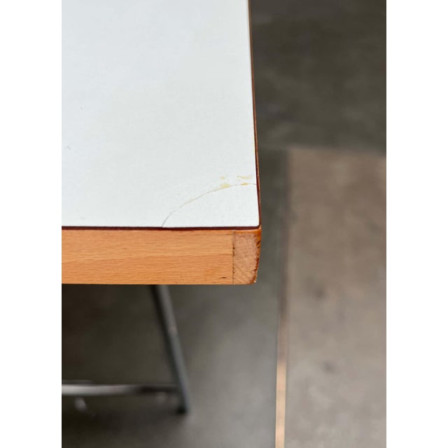 Minimalist Chrome Desk or Dining Table by Egon Eiermann for Wieland For Sale - Image 16 of 18