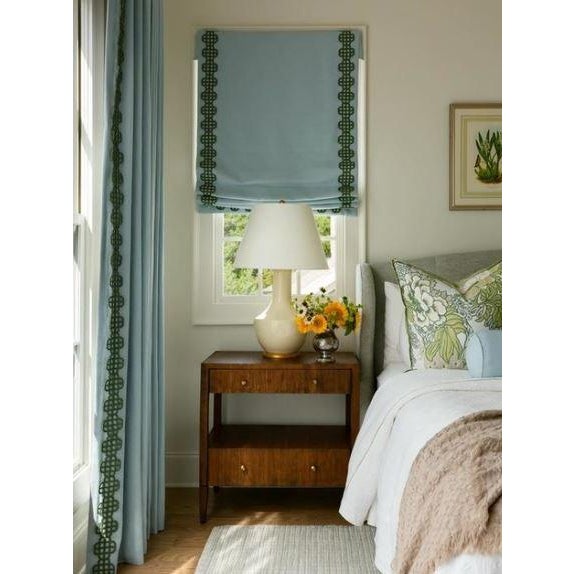 Desginers Chapman & Myers Lambay Table Lamp in Coconut Porcelain Ceramic with Parchment Shade. Specifications: Height:...