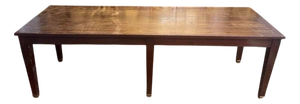 Directoire Style Mahogany Farmhouse Table