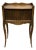 Louis XV Style Beech Bedside Table with Curtains, 1950s For Sale
