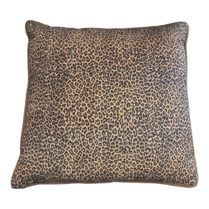 Velvet Custom Made Square Animal Print Pillow 13"