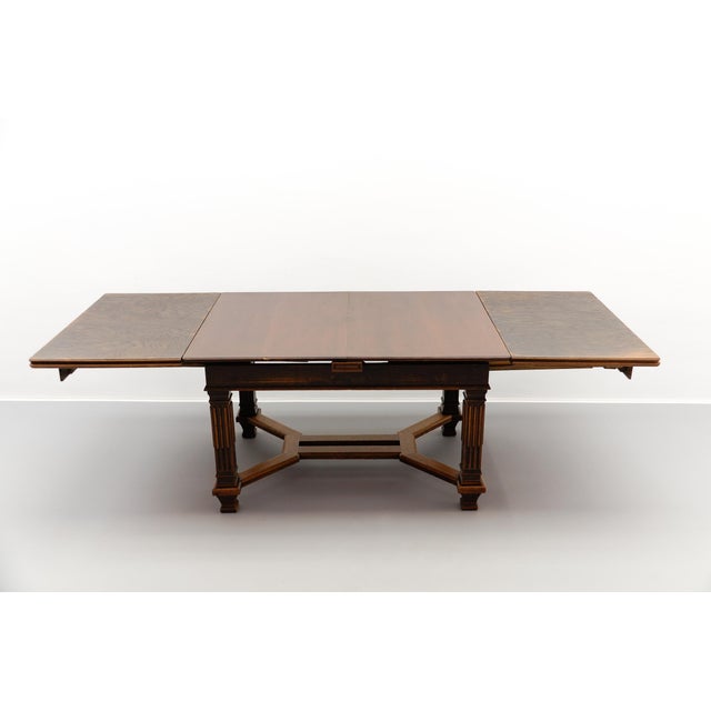 Wood Historic Extendable Dining Table, Germany, 19th Century For Sale - Image 7 of 18