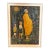 1960s Mid-Century Thai Impasto "Monk" Oil Painting by Saneh – Bangkok For Sale