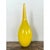 Glass Vintage Yellow Glass Teardrop Vase For Sale - Image 7 of 12