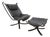 Set of P97 Viking Lounge Chair and Ottoman by Sigurd Ressell for Poltrona Frau, 1960s For Sale