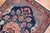 Persian Navy Persian Kashan Mat rug no. j1995 For Sale - Image 3 of 9