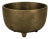 Jamie Young Relic Metal Small Footed Decorative Bowl For Sale