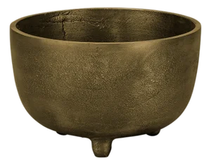 Jamie Young Relic Metal Small Footed Decorative Bowl