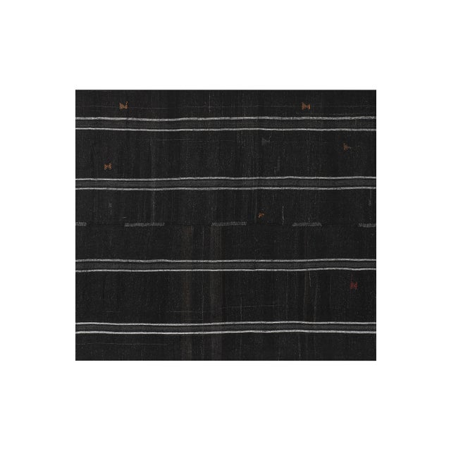 1960s 1970s Vintage Nomadic Goat Hair Kilim Rug 7'8" X 11'8" For Sale - Image 5 of 12