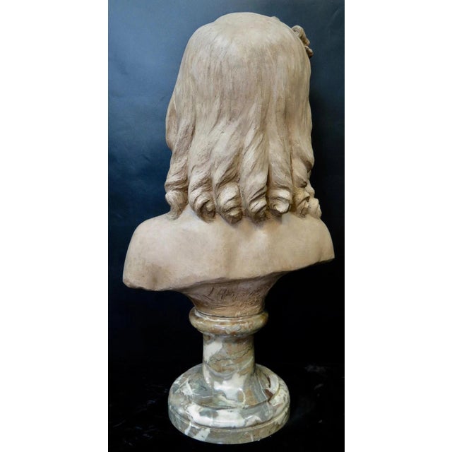 Beige Vintage Early 20th Century Terra Cotta Figural Sculpture For Sale - Image 8 of 11