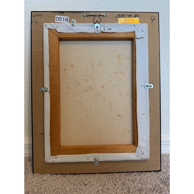 Brown Vintage Floral Still Life Oil Painting Roses Signed Framed Classic Bouquet For Sale - Image 8 of 8