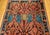 Vintage Persian Mahal Sultanabad Rug, Hand-Knotted Wool, Geometric Pattern, 4x6, Terracotta & Blue For Sale - Image 9 of 13