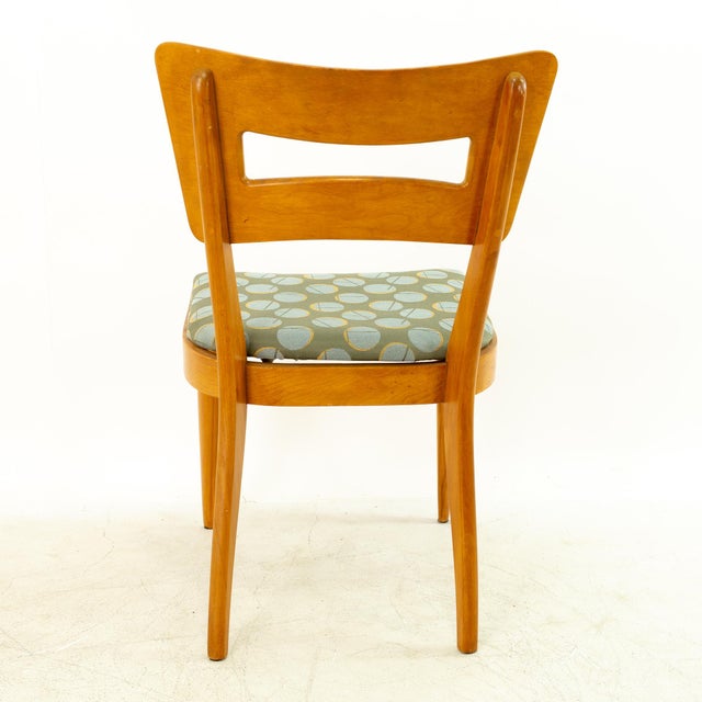 HeywoodWakefield Mid Century Maple "Dog Bone" Dining Chairs Pair