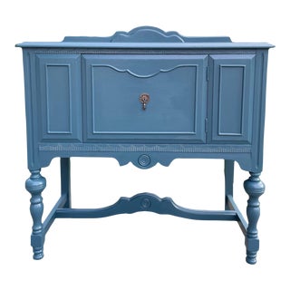 Early 20th Century Early American Petite Server Sideboard - Freshly Lacquered For Sale