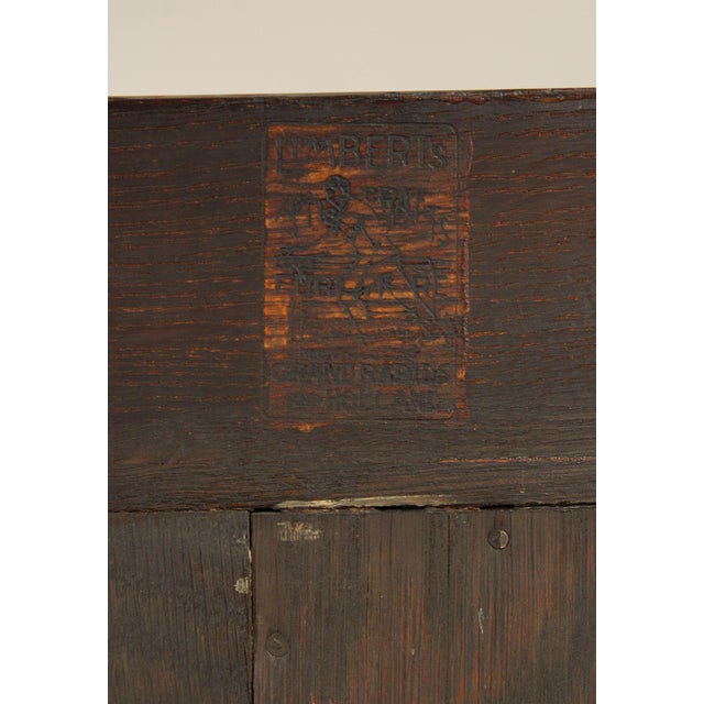 Limbert Antique Mission Oak Arts & Crafts Glass Door Bookcase For Sale - Image 18 of 18
