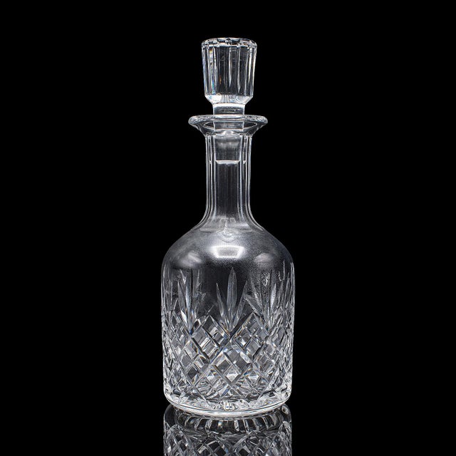 1970s Vintage Sherry Decanter, English, Cut Glass, Spirit Bottle, Liqueur, Port, Gin For Sale - Image 5 of 12