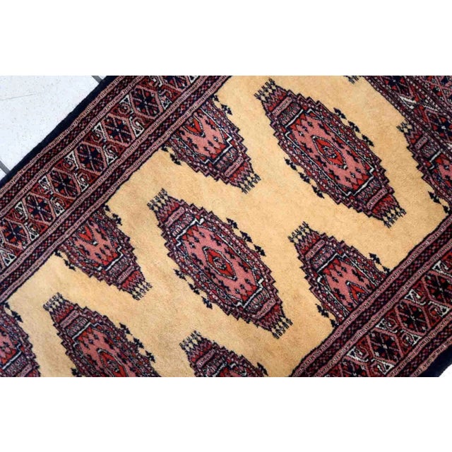 1970s Handmade Vintage Uzbek Bukhara Runner 2.1' X 6.8' For Sale In New York - Image 6 of 11