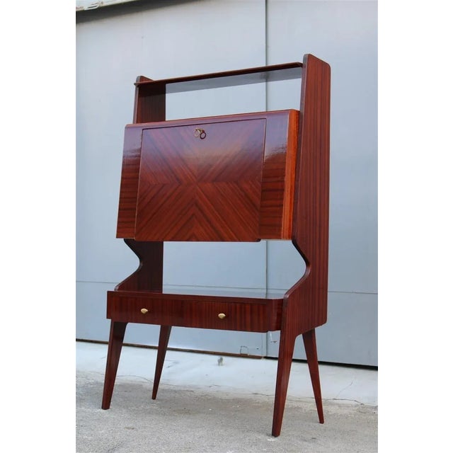 Mid-Century Mahogany Bar by Vittorio Dassi for Dassi, 1950s For Sale - Image 17 of 17