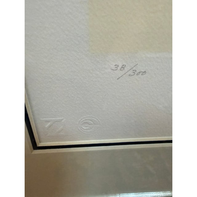 Circa 1975 Erte' Limited Edition Serigraphs "Feathers" 205 of 300 + "Veil" 38 of 300, a Pair For Sale - Image 4 of 12