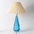 Mid-Century Modern Italian Blue Murano Glass Table Lamp, 1960s For Sale - Image 3 of 13