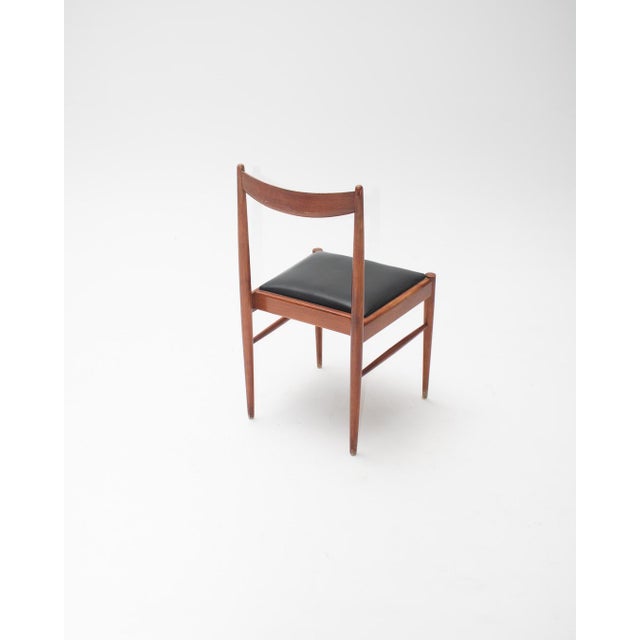 1960s Scandinavian Style Wooden Chairs, 1970s, Set of 4 For Sale - Image 5 of 7