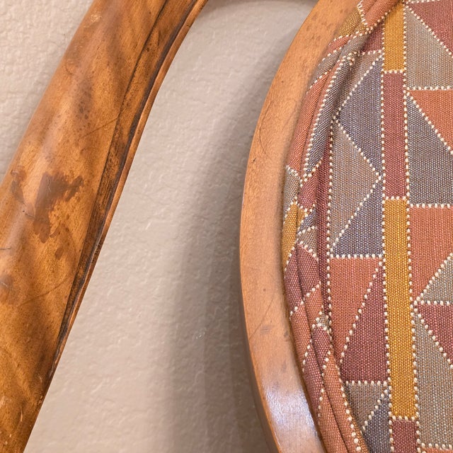 1920s Antique 1920's French Art Deco Goosehead Accent/Dining Chairs - Set of 2 For Sale - Image 5 of 9