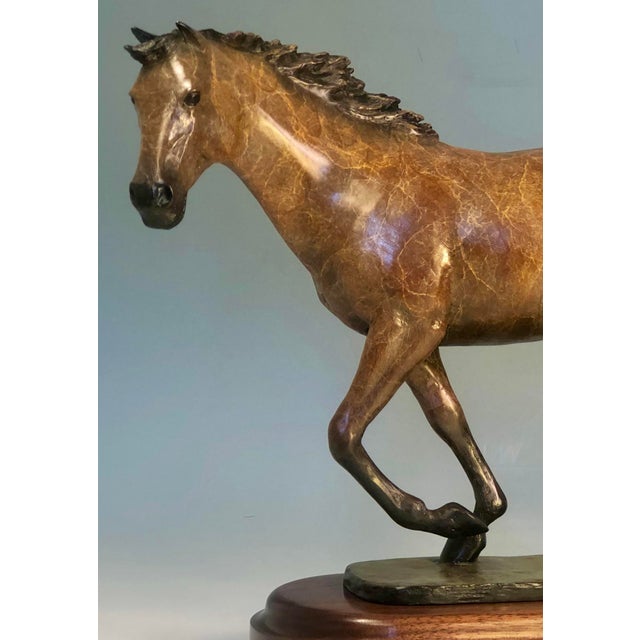Bronze Horse Sculpture Equine Art Statue “Free Spirit” Limited Edition For Sale - Image 9 of 9