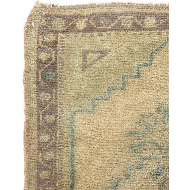 Traditional 1950s Vintage Turkish Yastik Area Rug, 1'10 X 2'11 For Sale - Image 3 of 5