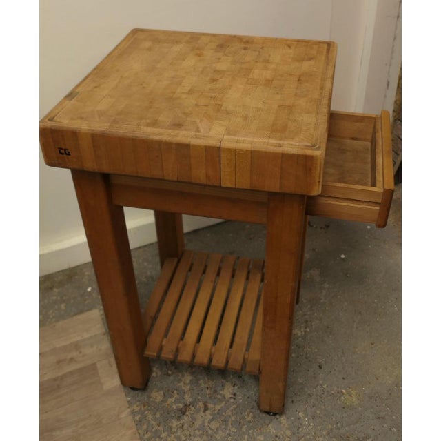 Industrial Chopping Block, 1970s For Sale - Image 6 of 11