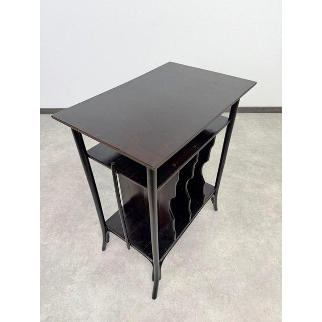 Vienna Secession Bentwood Music & Record No. 11611 Stand Table, 1910 For Sale - Image 4 of 11
