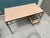 1960s Rare MCM Iron Hairpin Legs and Formica Top Student Desk For Sale - Image 5 of 6