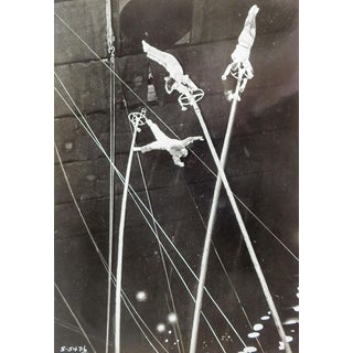 Ringling Bros Circus Nerveless Nocks Swaying Poles Photograph For Sale
