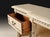 Rustic Marlborough Solid Walnut Bookcase With Two Drawers For Sale - Image 3 of 4