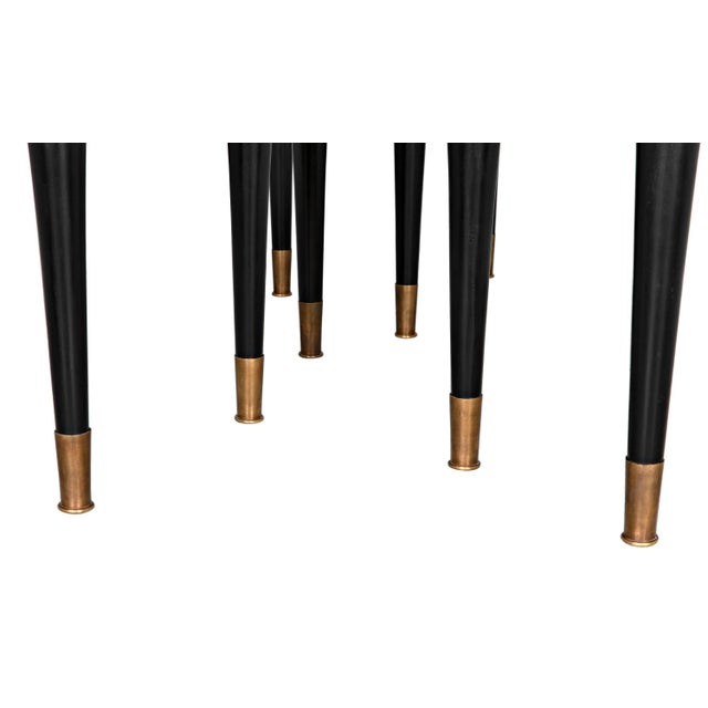 Not Yet Made - Made To Order NOIR Romeo Dining Table, Hand Rubbed Black For Sale - Image 5 of 10