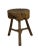 Rustic 19th Century Antique French Butcher Walnut Chopping Block, Side Table For Sale In Houston - Image 6 of 12